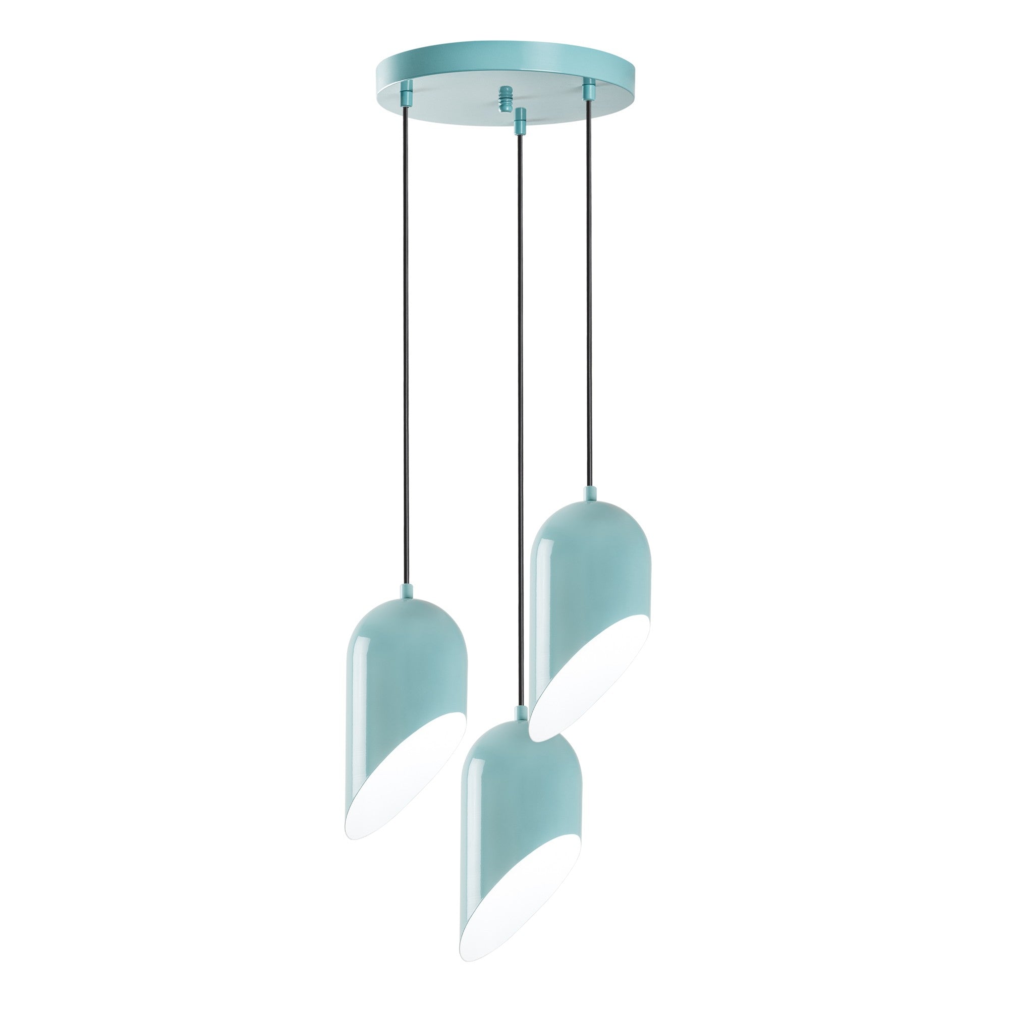 Kesik - 6176 - 3 - Turquoise Chandelier