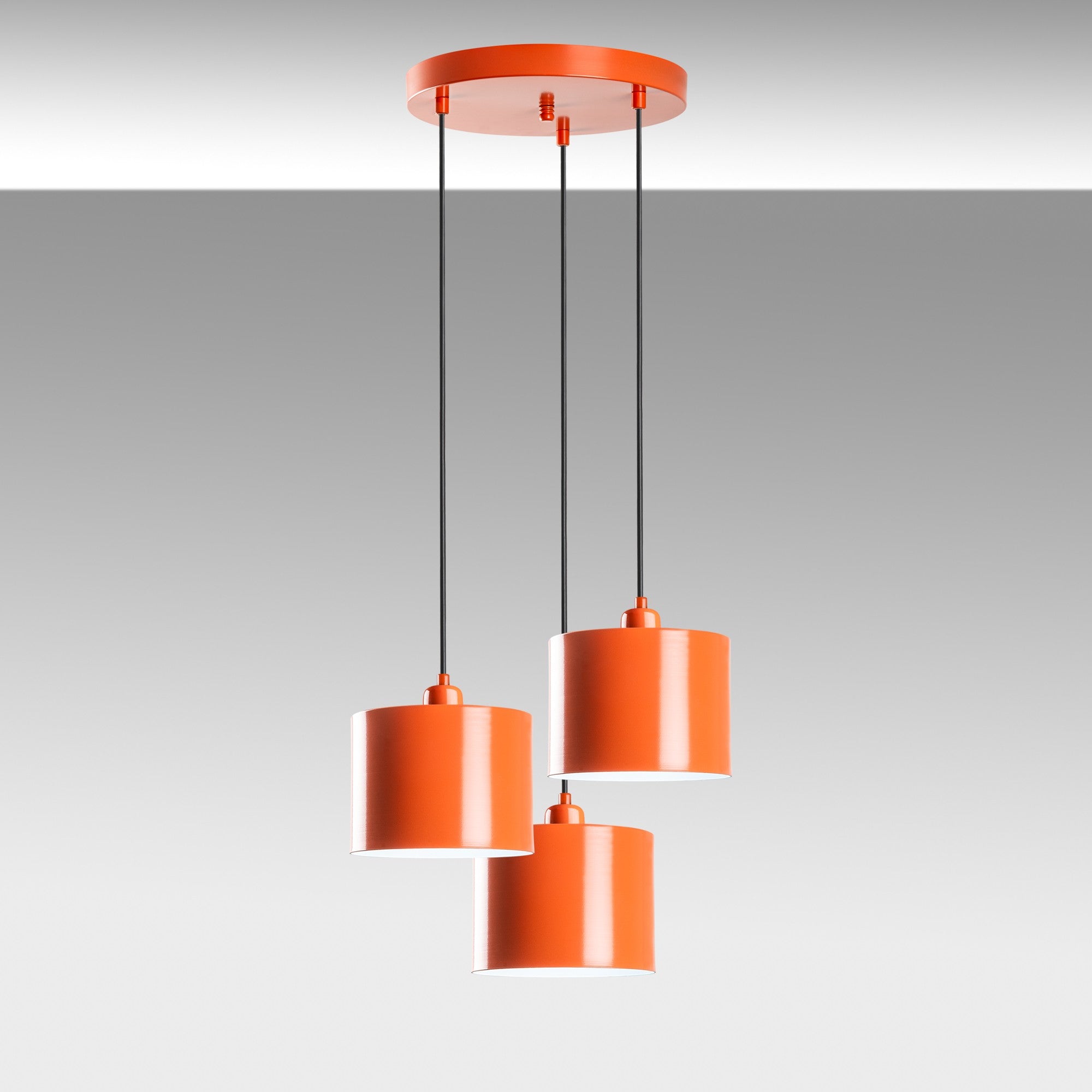 Duz - 195Orange - 3 Kandelaber