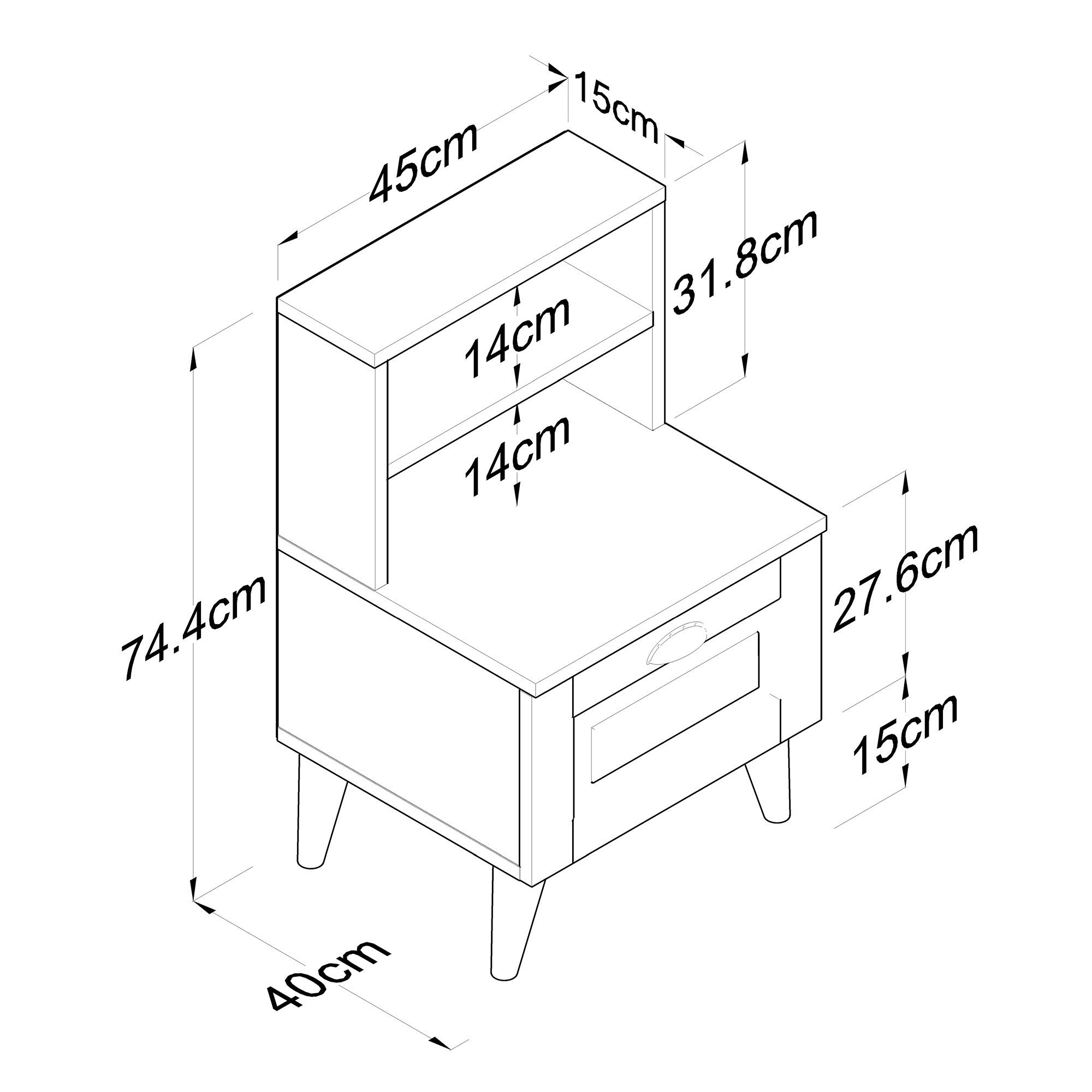 BD105 - 2785 Nattduksbord