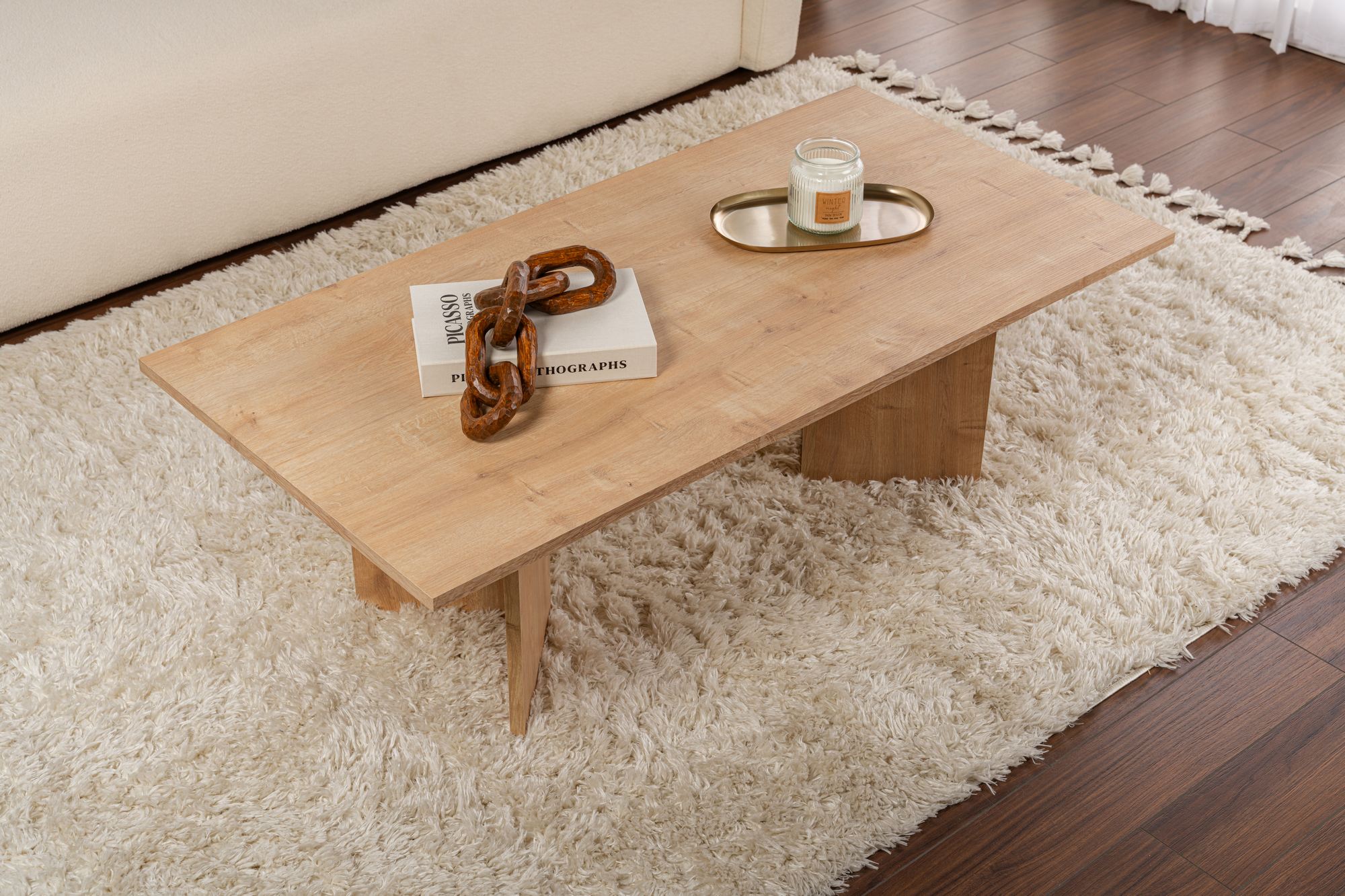 Sabin - Sapphire Oak Coffee Table