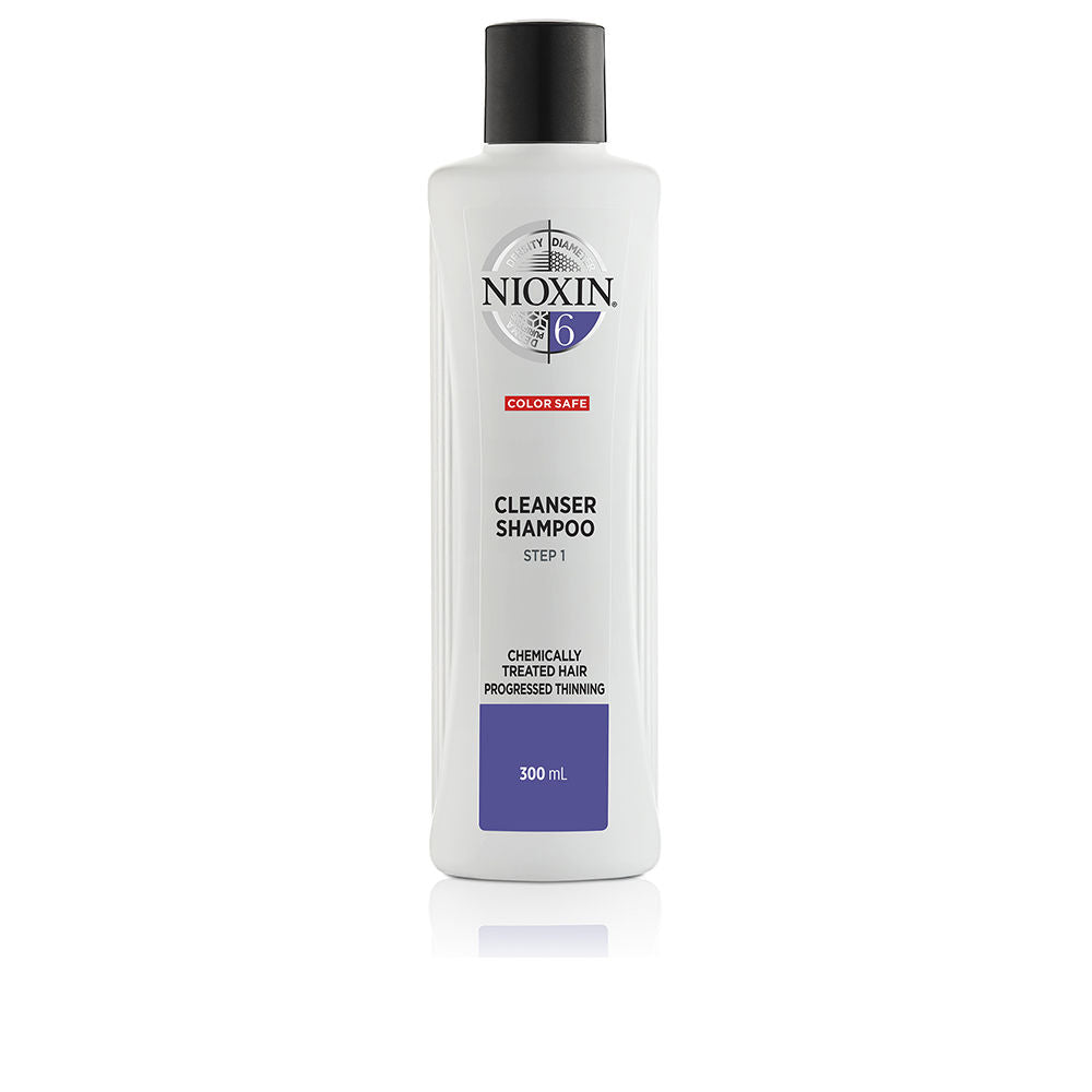 Nioxin SISTEMA 6 - Champú - Para Cabello Tratado Químicamente y muy Debilitado - Paso 1 300 ml