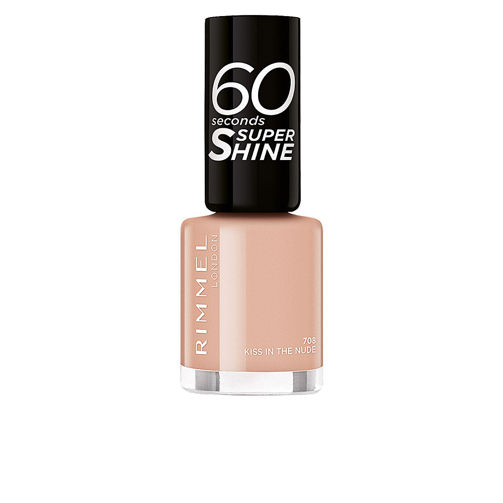 Rimmel London 60 SECONDS SUPER SHINE nail polish #708-kiss in the nude 8 ml