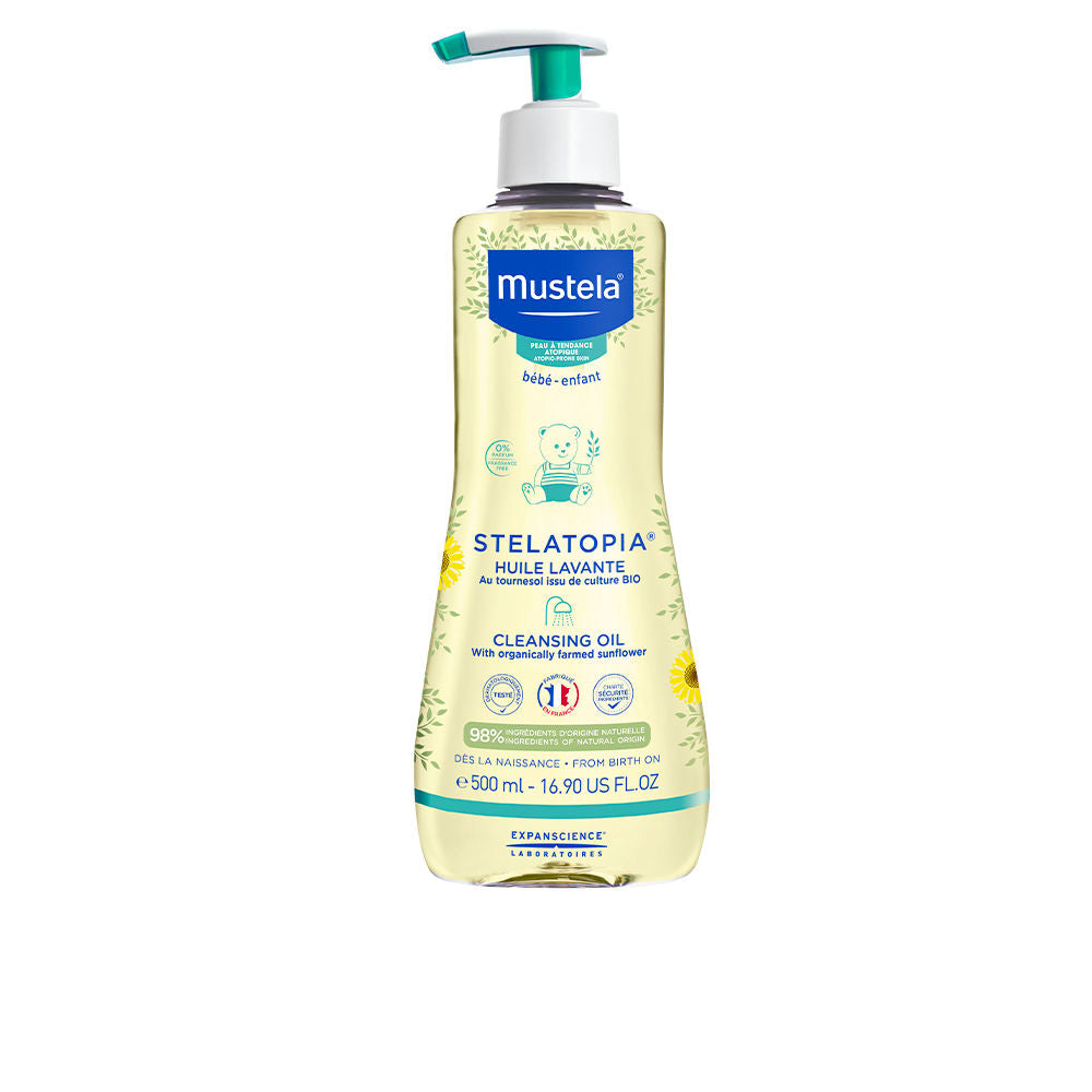 Mustela STELATOPIA olje för bad och dusch 500 ml