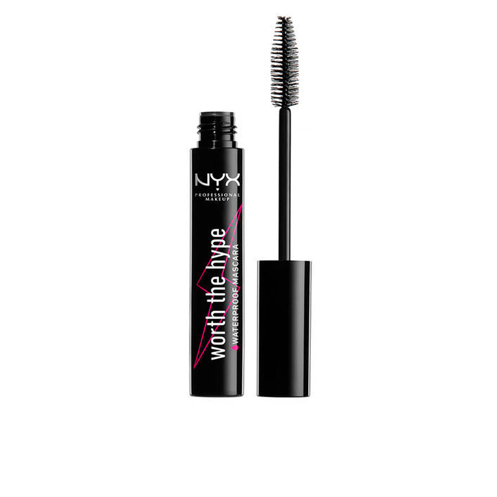 Nyx Professional Make Up WORTH THE HYPE waterproof mascara #black 7 ml