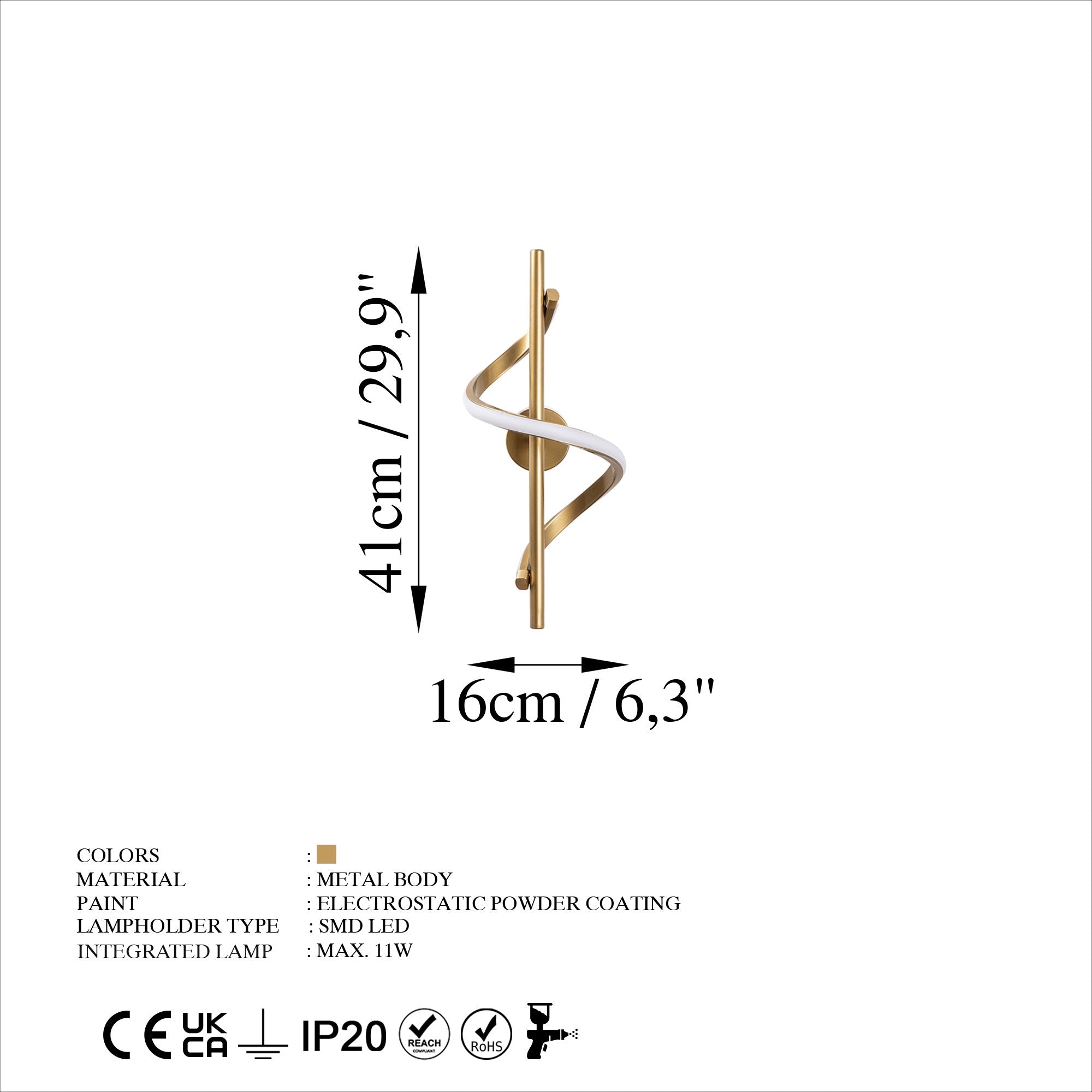 Lıkma - 13511 Vägghängd Lampa