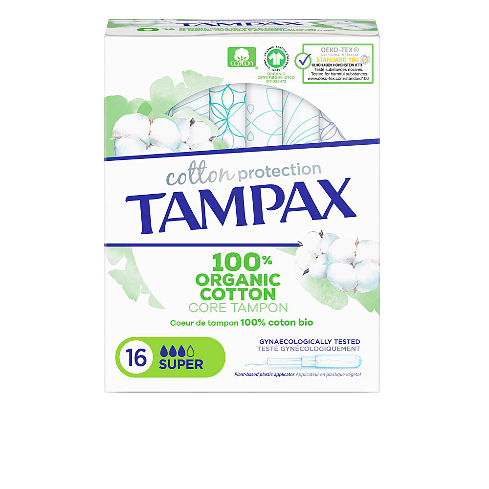 Tampax TAMPAX ORGANIC SUPER tampón 16 u