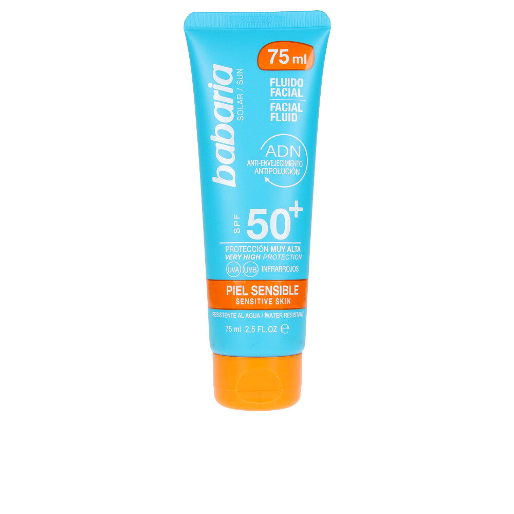 Babaria SOLAR ADN SENSITIVE facial sun cream SPF50+ 75 ml