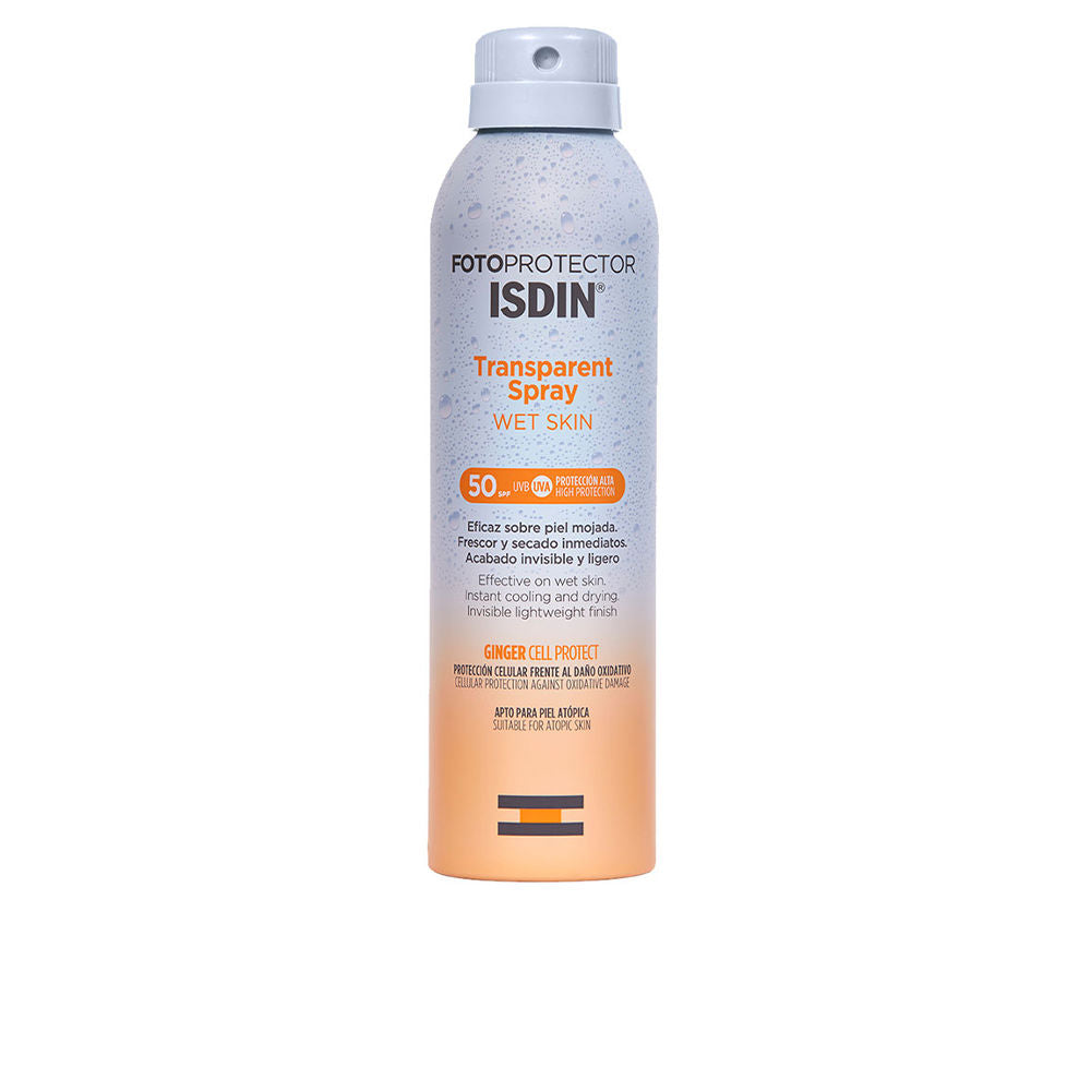 Isdin PHOTOPROTECTOR våt hud transparent spray SPF50+ 250 ml