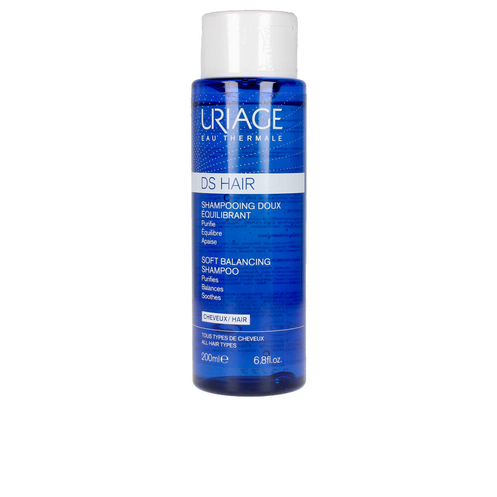 Uriage Ds Hair Daily Regulating Shampoo with Eucalyptus - Soft, fresh and floral foaming gel 200 ml