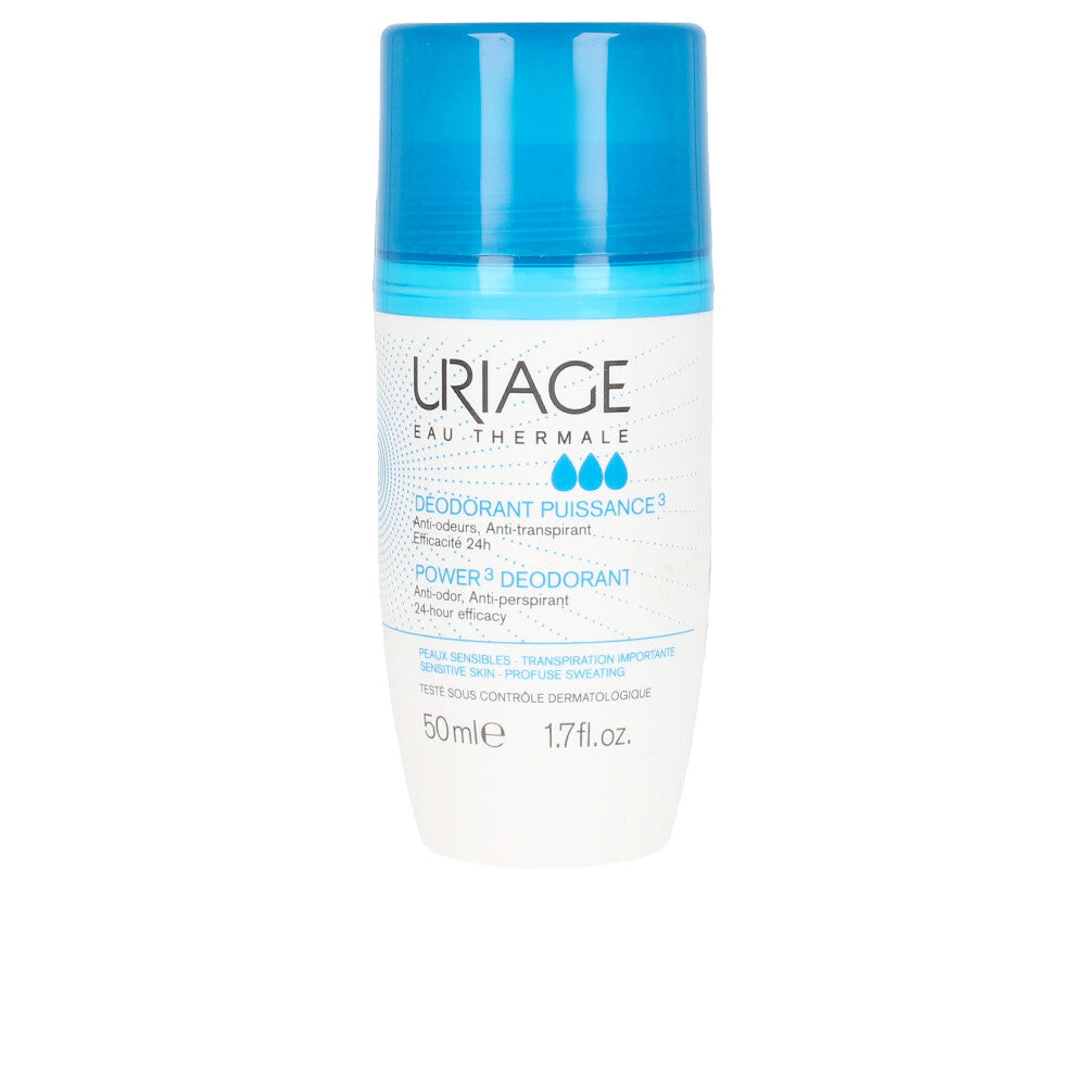 Uriage Triactive Deodorant - Anti-Odor, Anti-perspirant - 24H Effective Deodorant 50 ml