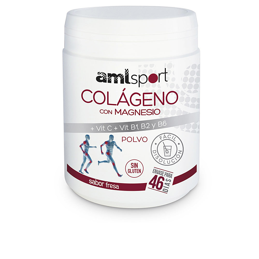 Amlsport COLLAGEN WITH MAGNESIUM + VIT.C + VIT.B1.B2.B6 strawberry flavor pol 350 gr