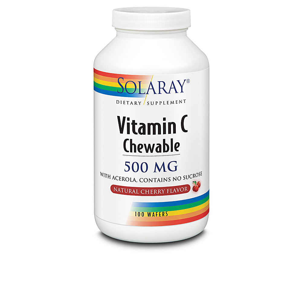 Solaray VITAMINA C  500 mg comprimidos masticables cereza 100 u