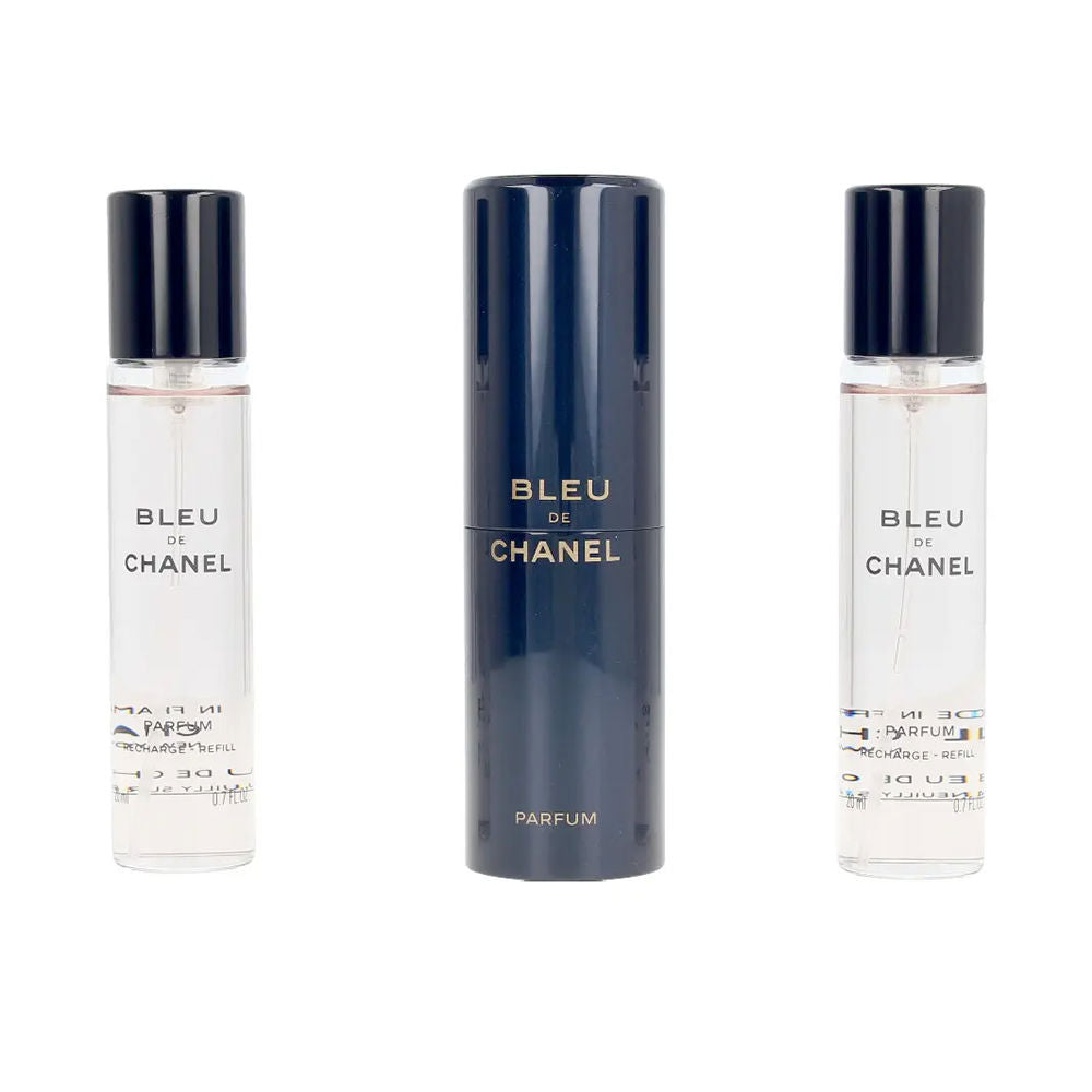 Chanel BLEU eau de parfum spray twist & spray refillable 3 x 20 ml