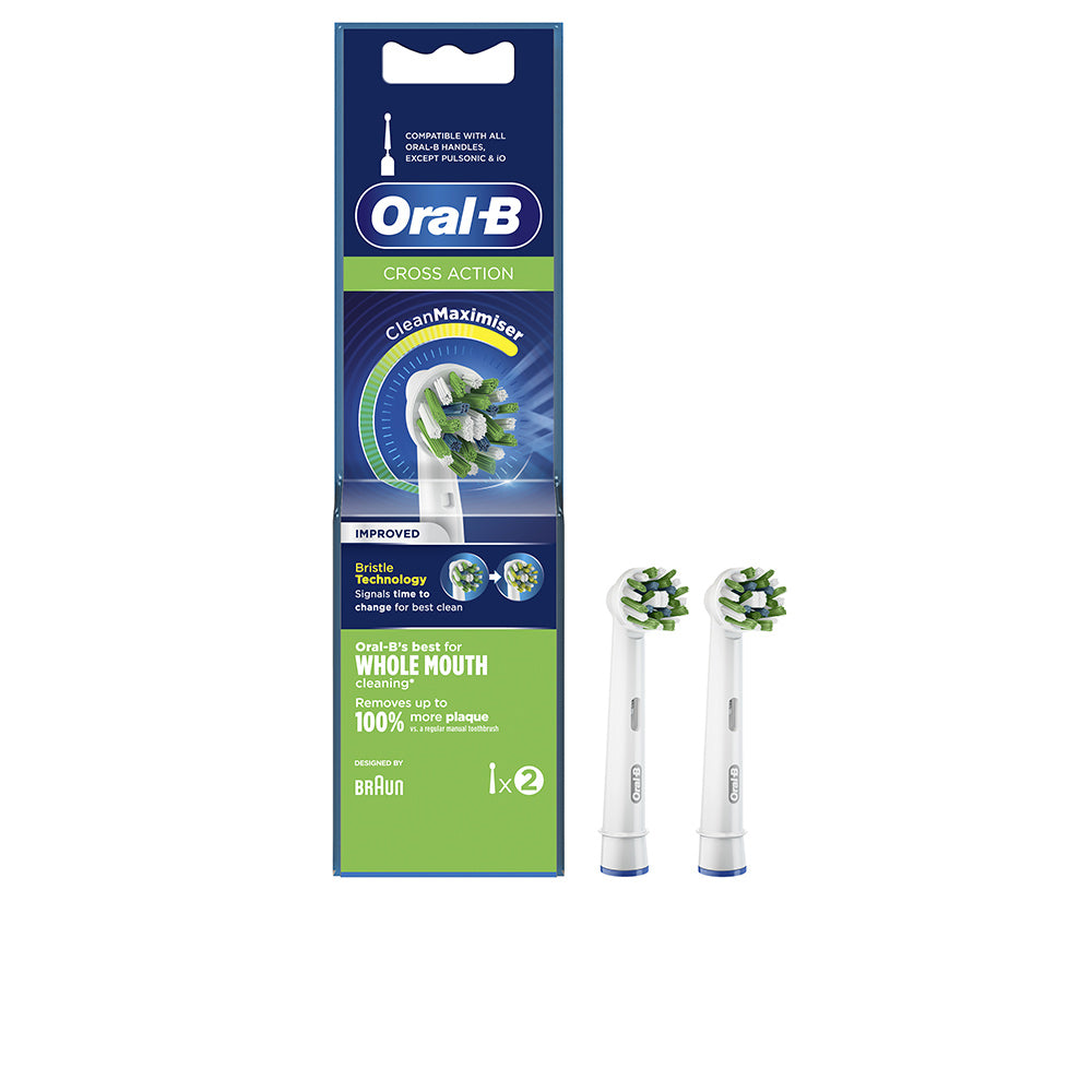 Oral-b CROSS ACTION cabezales #blanco 2 u