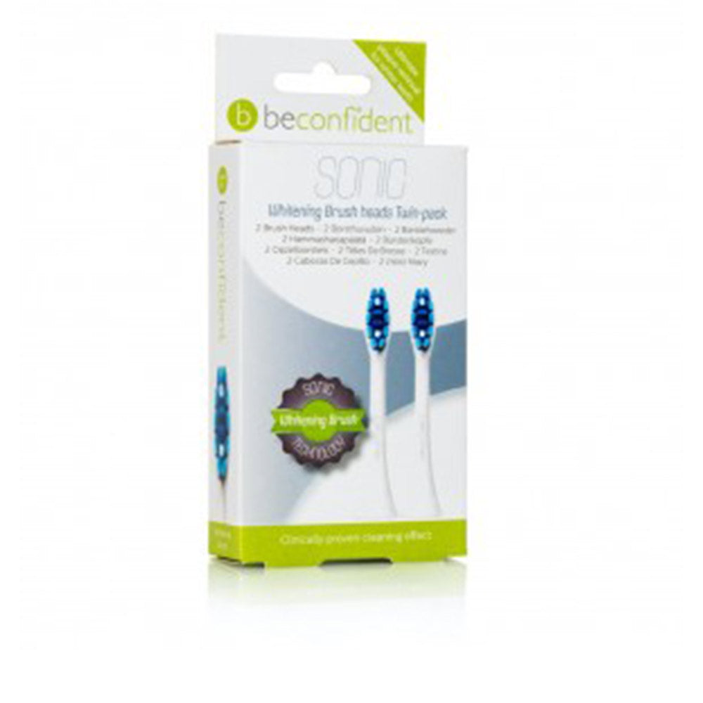 Beconfident SONIC TOOTHBRUSH HEADS WHITENING WHITE set 2 pz