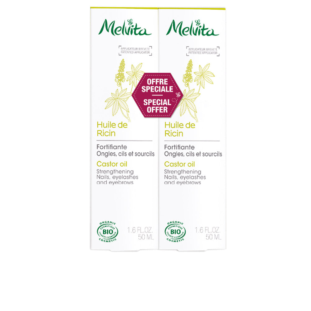 Melvita HUILES DE BEAUTE BIO huile de ricin duo 2 x 50 ml