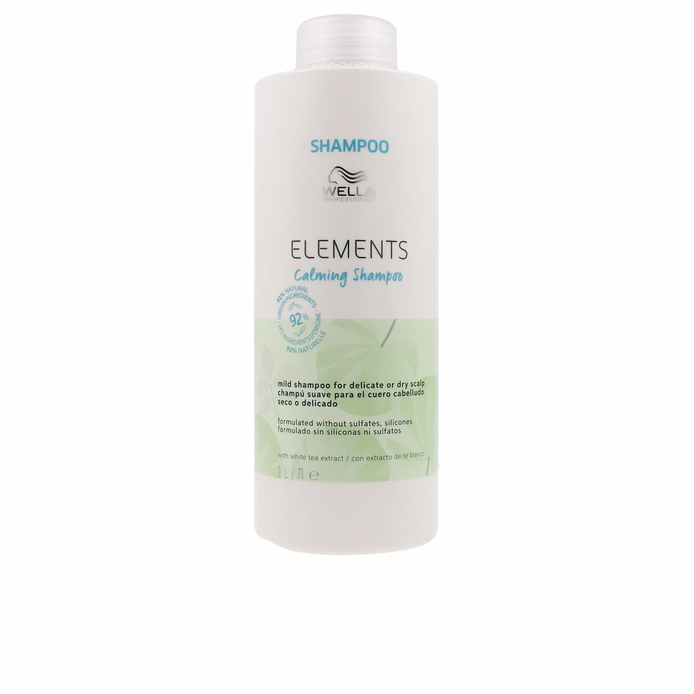 Wella Professionals ELEMENTS Natural Soothing Shampoo for Dry or Delicate Scalp 1000 ml