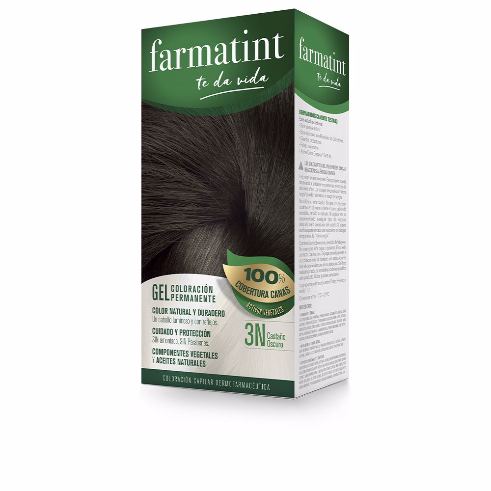 Farmatint FARMATINT GEL coloración permanente #3n-castaño oscuro 5 u