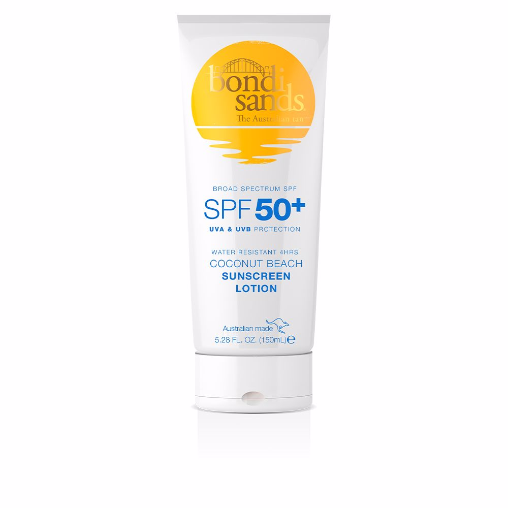 Bondi Sands SPF50+ water resistant 4hrs coconut beach sunscreen lotion 150 ml