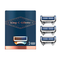 Gillette GILLETTE KING neck razor blades x 3 cartridges