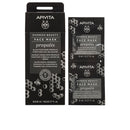 Apivita Express Beauty Mascarilla facial negra purificante y equilibrante con propóleo 2 x 8 ml