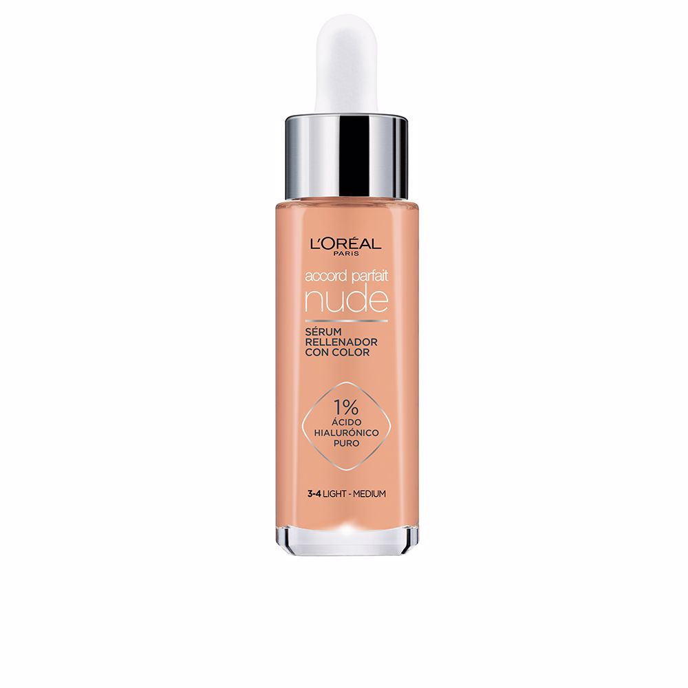 L'Oréal Paris ACCORD PARFAIT NUDE serum med färg #3-4 30 ml