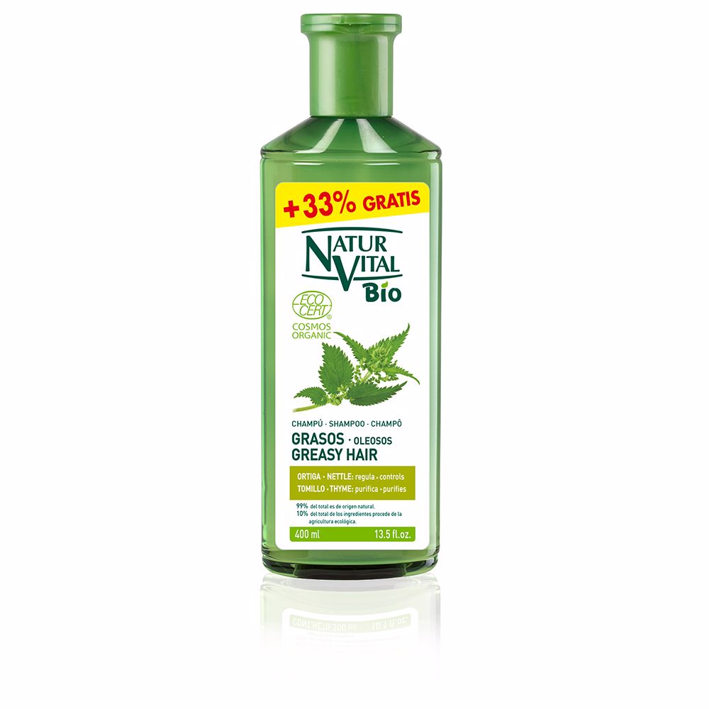 Natur Vital ECOCERT BIO SHAMPOO för fettigt hår 400 ml