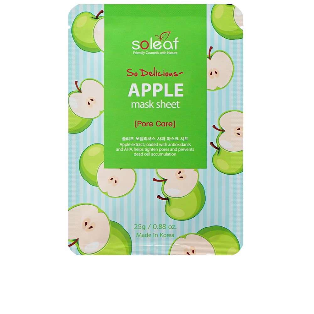 Soleaf APPLE pore case so delicious mask sheet 25 gr