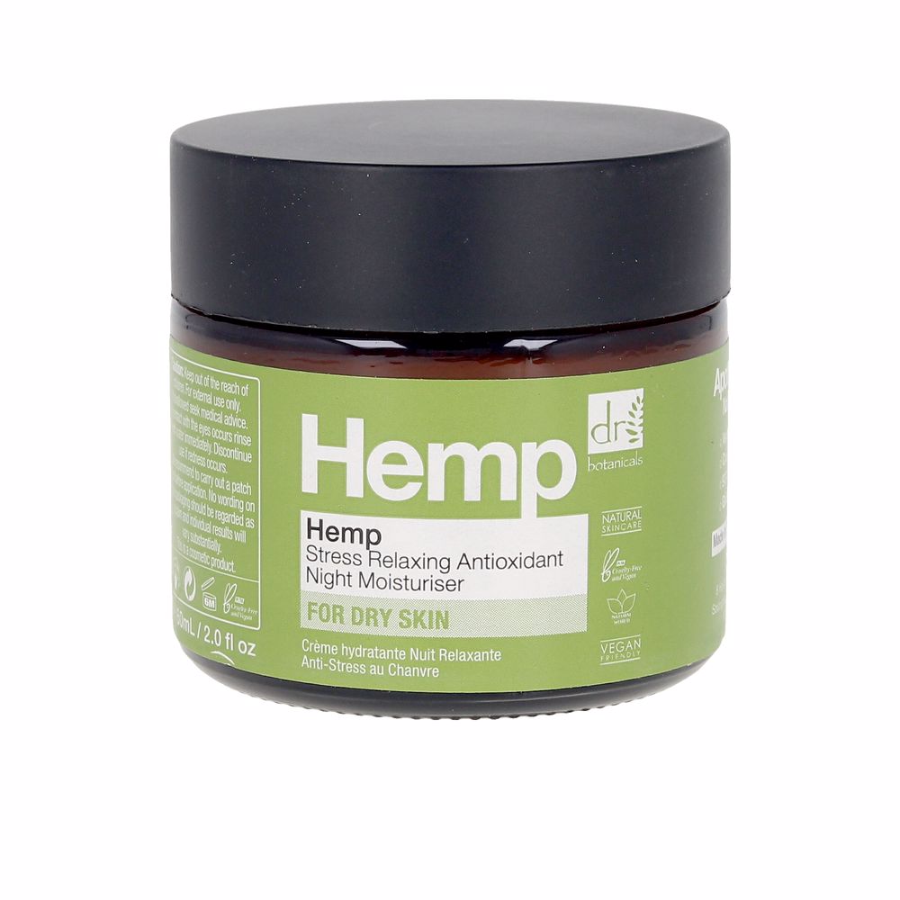 Dr. Botanicals HEMP stress relaxing antioxidant night moisturiser 60 ml