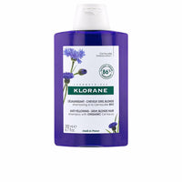 Klorane A LA CENTAUREA BIO anti-yellowing shampoo för grått och blont hår 200 ml