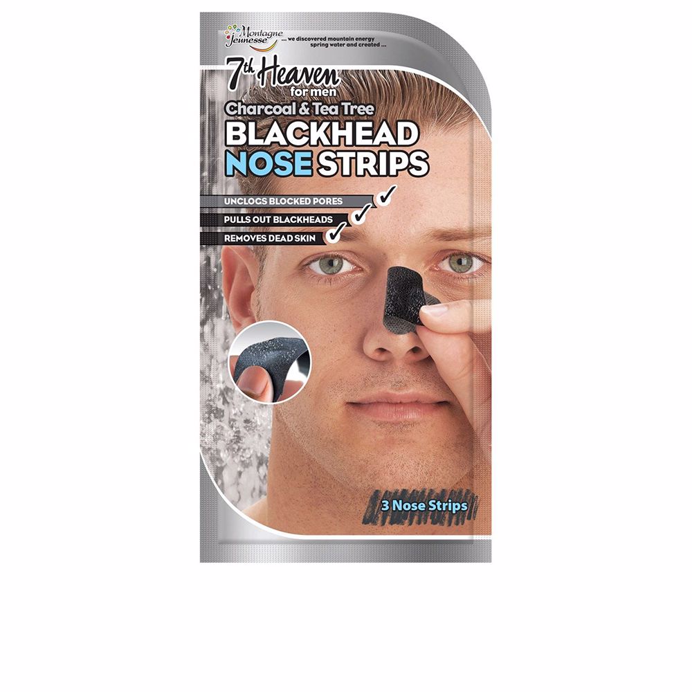 7th Heaven FOR MEN BLACK HEAD nose strips 3 u