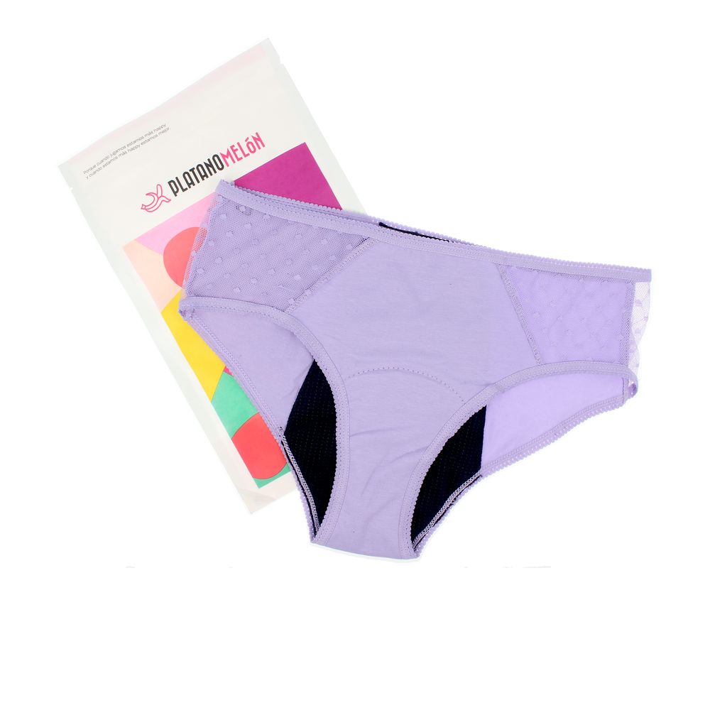 Platanomelón KIWITAS CLASSIC PLUMETI lilac menstrual panties #S 1 u