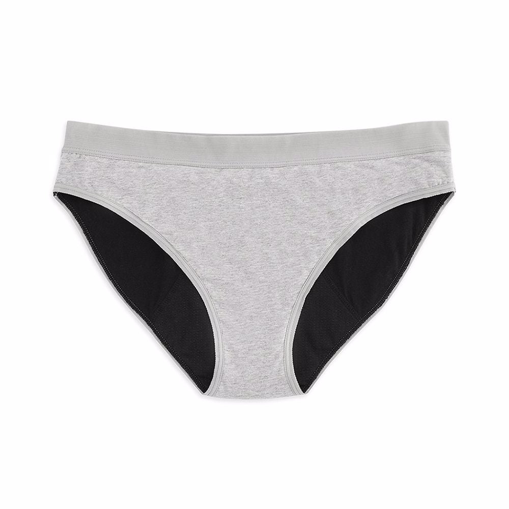 Platanomelón KIWITAS CLASSIC SPORTY menstrual panties gray #L 1 u