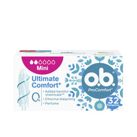 Ob O.B. PROCOMFORT MINI tampón 32 u