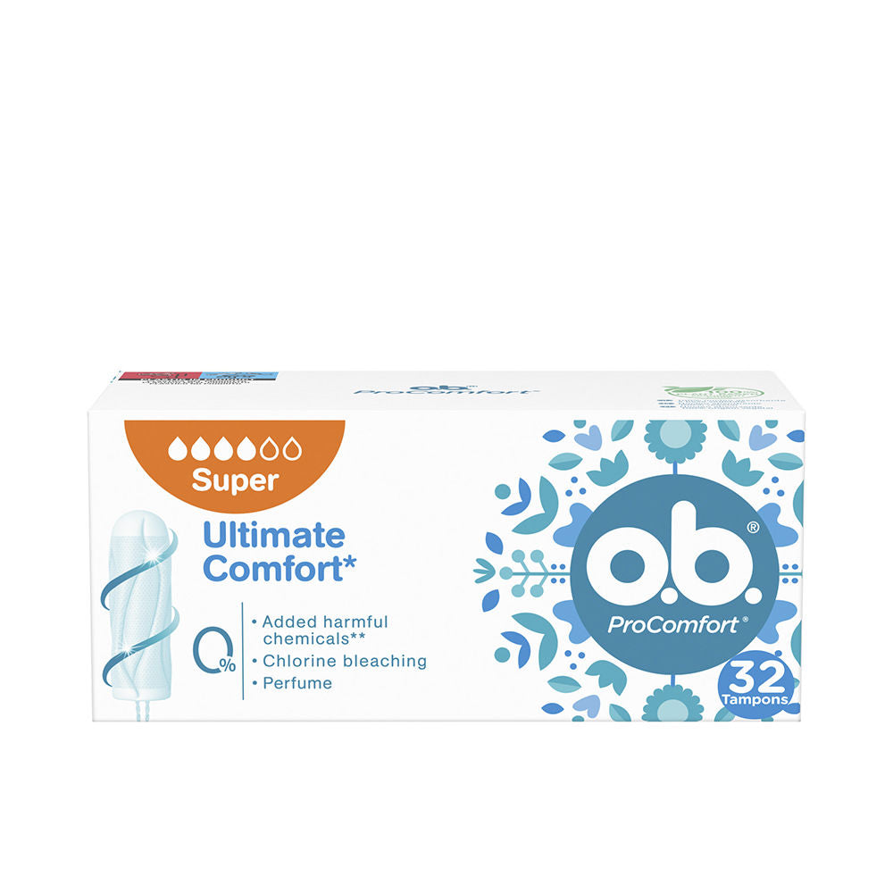 Ob O.B. PROCOMFORT SUPER tampón 32 u