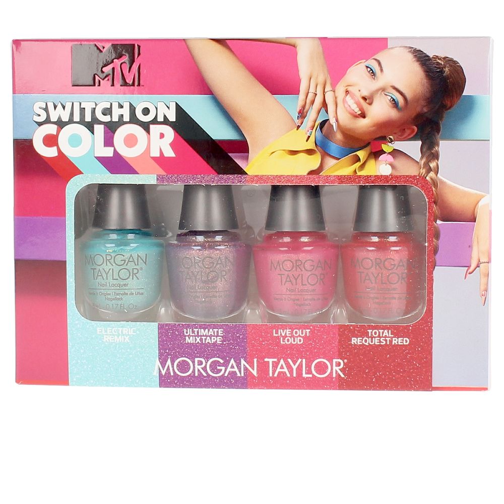 Morgan Taylor SWITCH ON COLOR set 4 pz