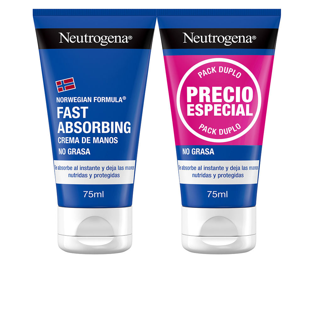 Neutrogena FAST ABSORPTION HAND CREAM PACK 2 x 75 ml