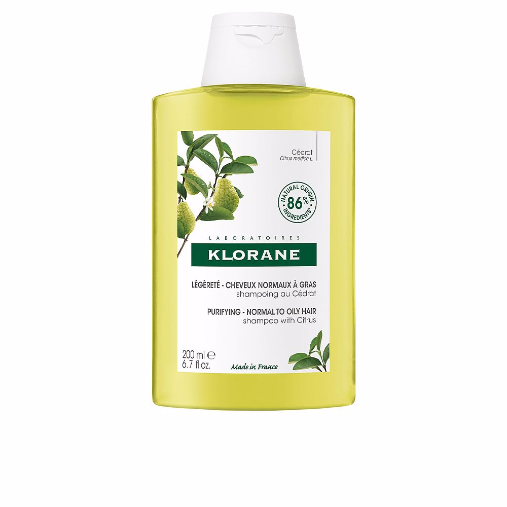 Klorane A LA CIDRA light shampoo for normal/oily hair 200 ml