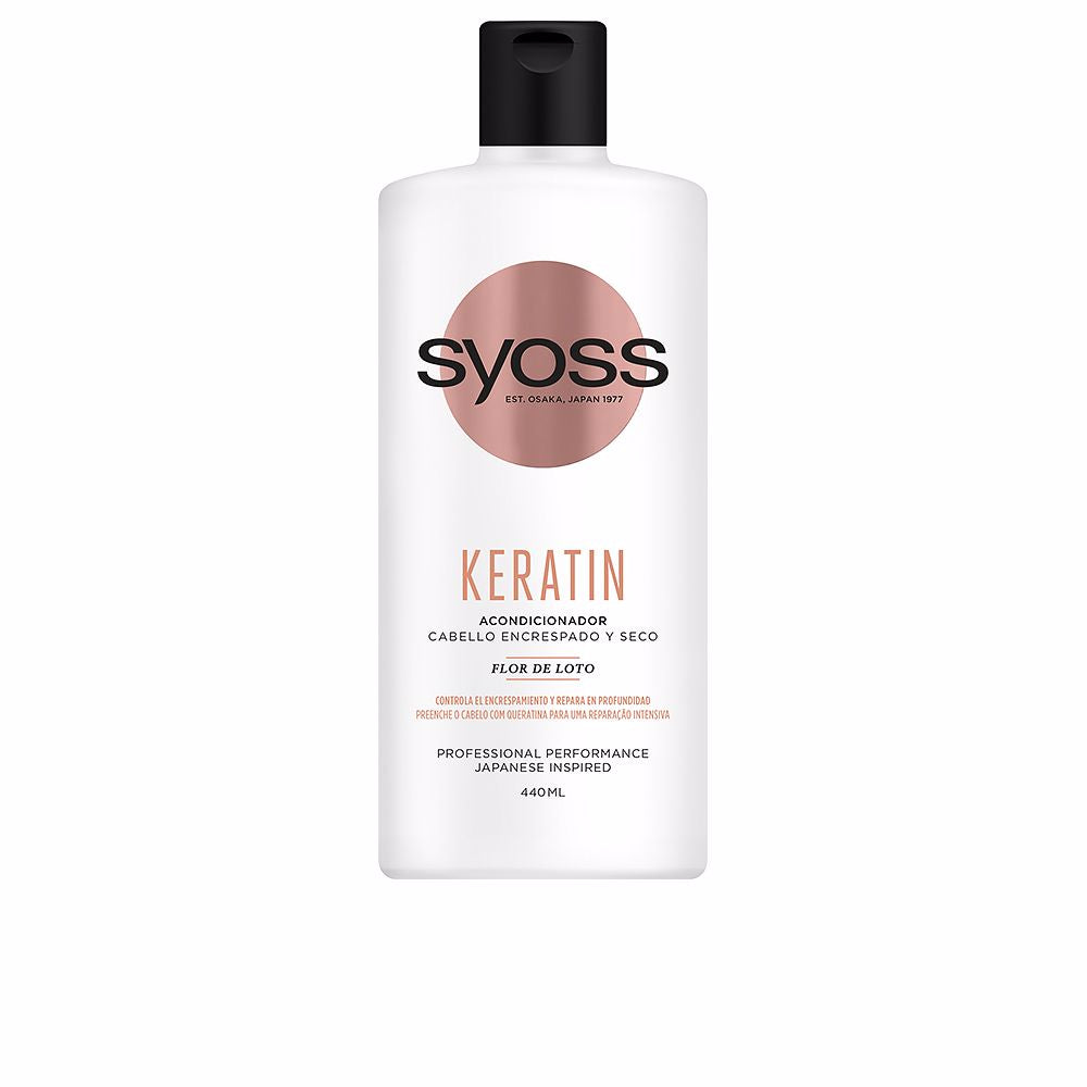 Syoss KERATIN acondicionador cabello encrespado y seco 440 ml