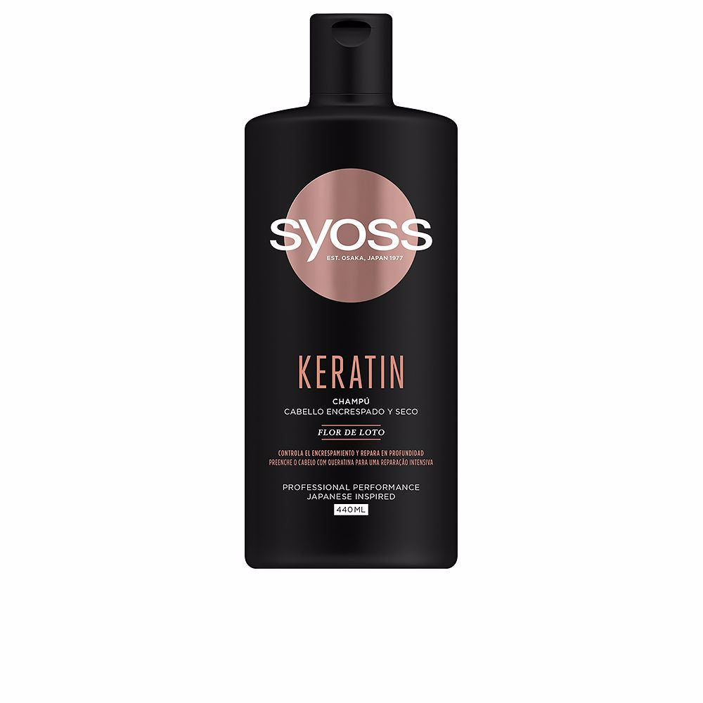 Syoss KERATIN champú cabello encrespado y seco 440 ml