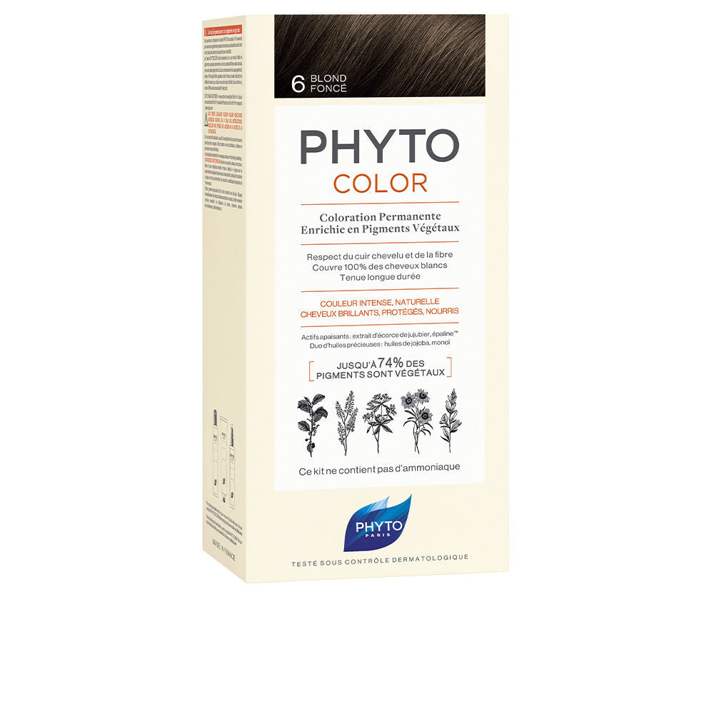 Phyto PHYTOCOLOR #6-rubio oscuro 4 u