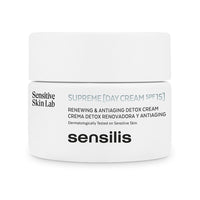 Sensilis SUPREME crema de día SPF15+ detox renovadora y antiaging 50 ml