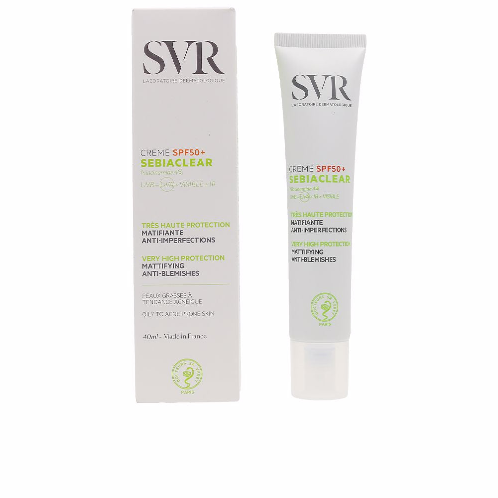 Svr Laboratoire Dermatologique SEBIACLEAR crème SPF50 40 ml