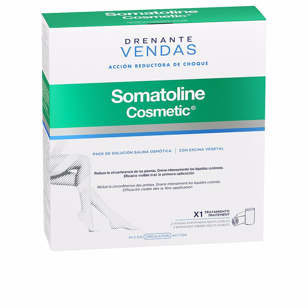 Somatoline Cosmetic DRENANTE VENDAS KIT COMPLETO acción reductora choque 1 u