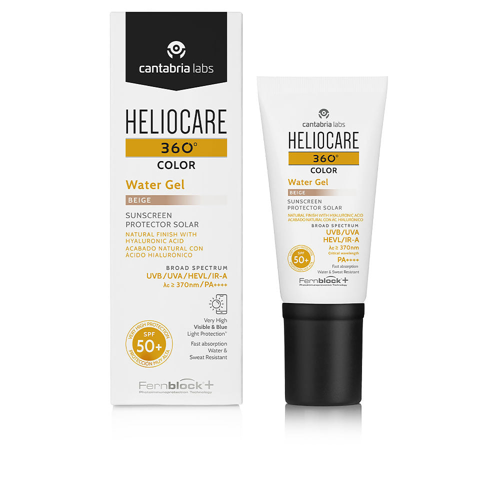 Heliocare HELIOCARE 360° COLOR sunscreen with aqua gel color SPF50+ #beige 50 ml