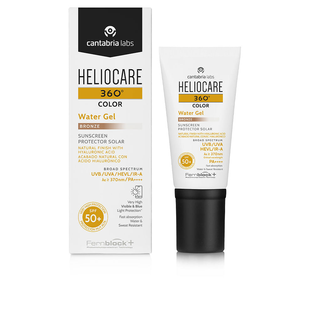 Heliocare HELIOCARE 360° COLOR sunscreen with aqua gel color SPF50+ #bronze 50 ml