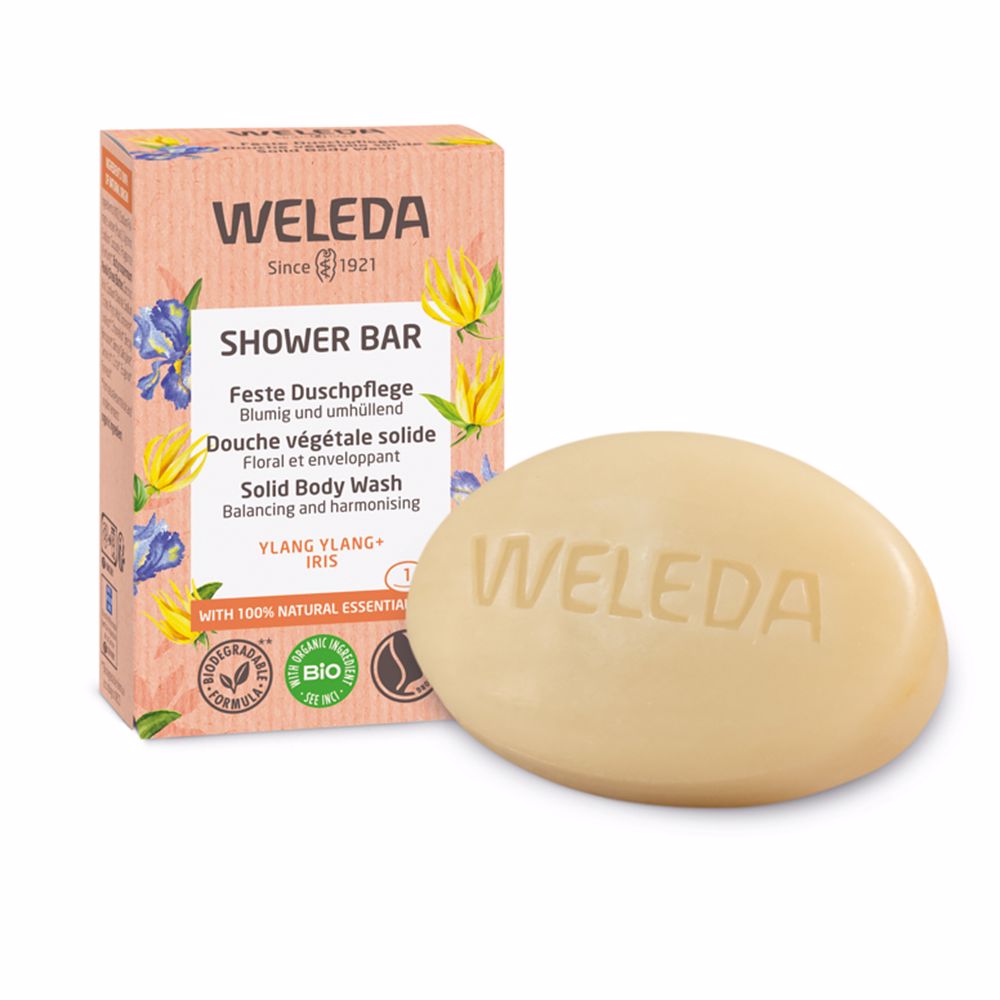 Weleda SHOWER BAR jabón de ducha sólido envolvente 75 gr