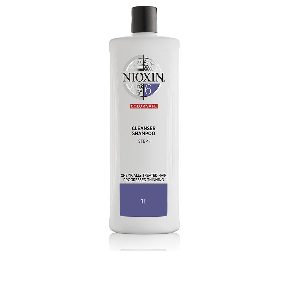 Nioxin SYSTEM 6 - Shampoo - For Chemically Treated and Very Weakened Hair - Step 1 1000 ml