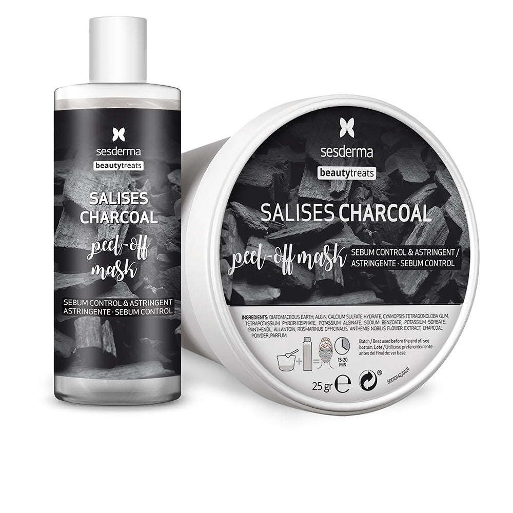 Sesderma BEAUTY TREATS SALISES CHARCOAL mascarilla peel off 25 gr + 75 ml