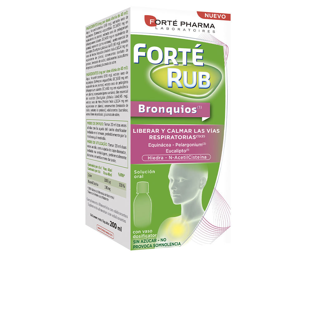 Forté Pharma  FORTÉ RUB bronquios jarabe 200 ml